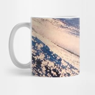 vintage surf poster california Mug